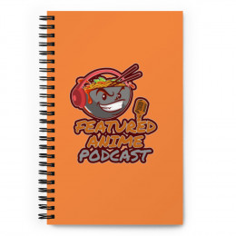 Featured Anime Podcast Spiral Drawing Notebook